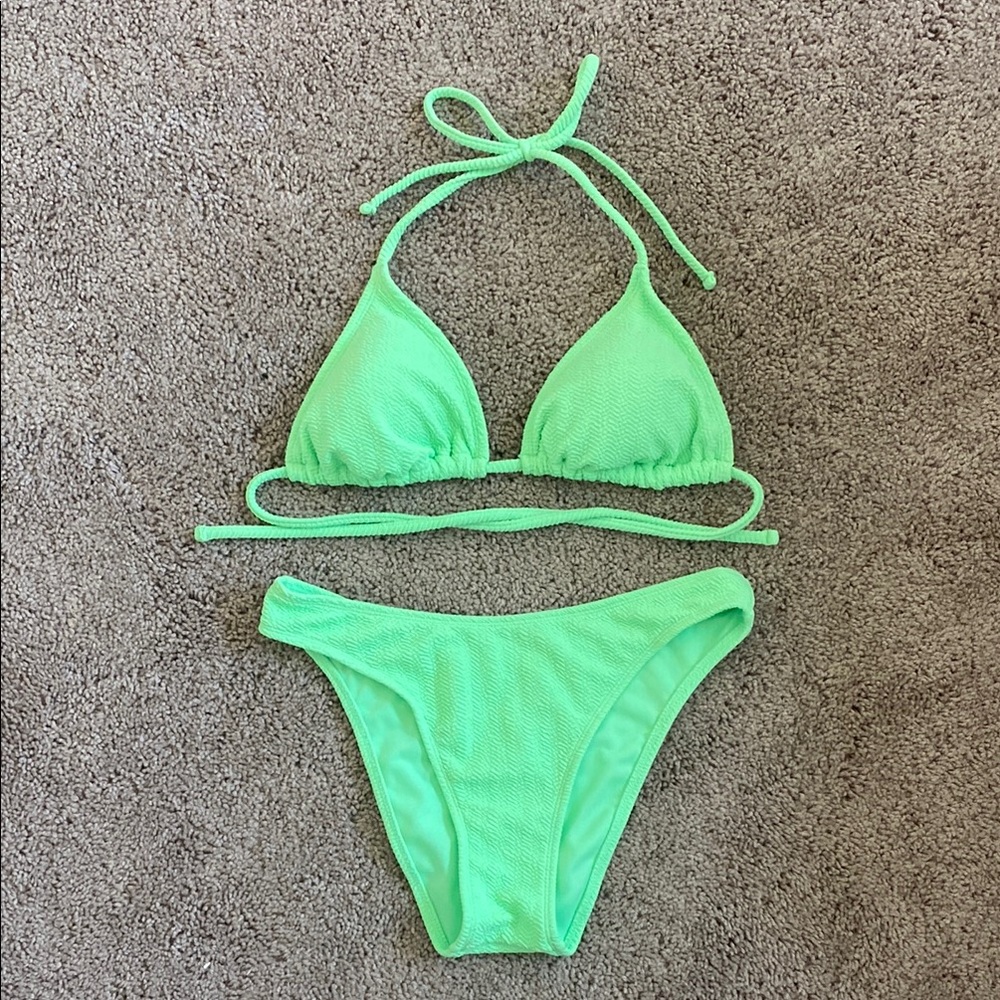 Neon Green Bikini Set